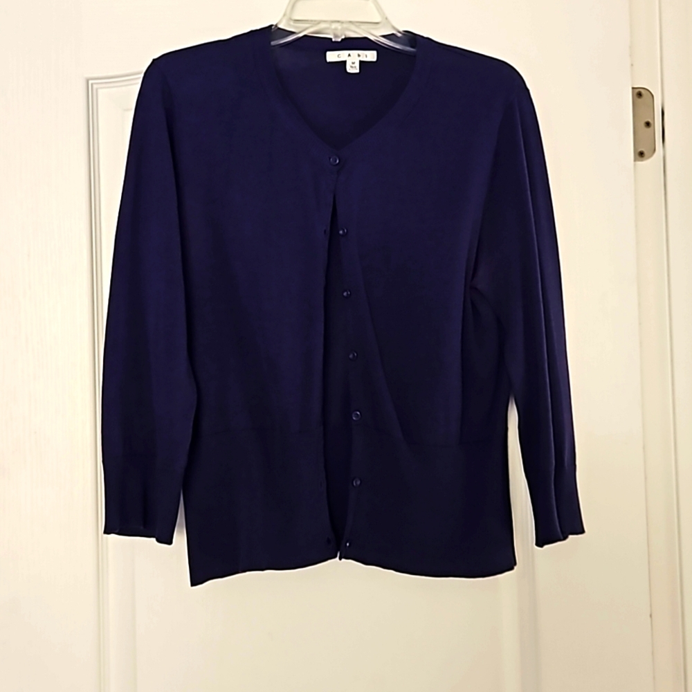VINTAGE CAbi cardigan light weight sweater SZ Medium
